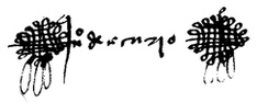 Juan de Acurio - Signature